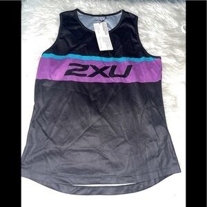 NWT 2XU women custom race singlet